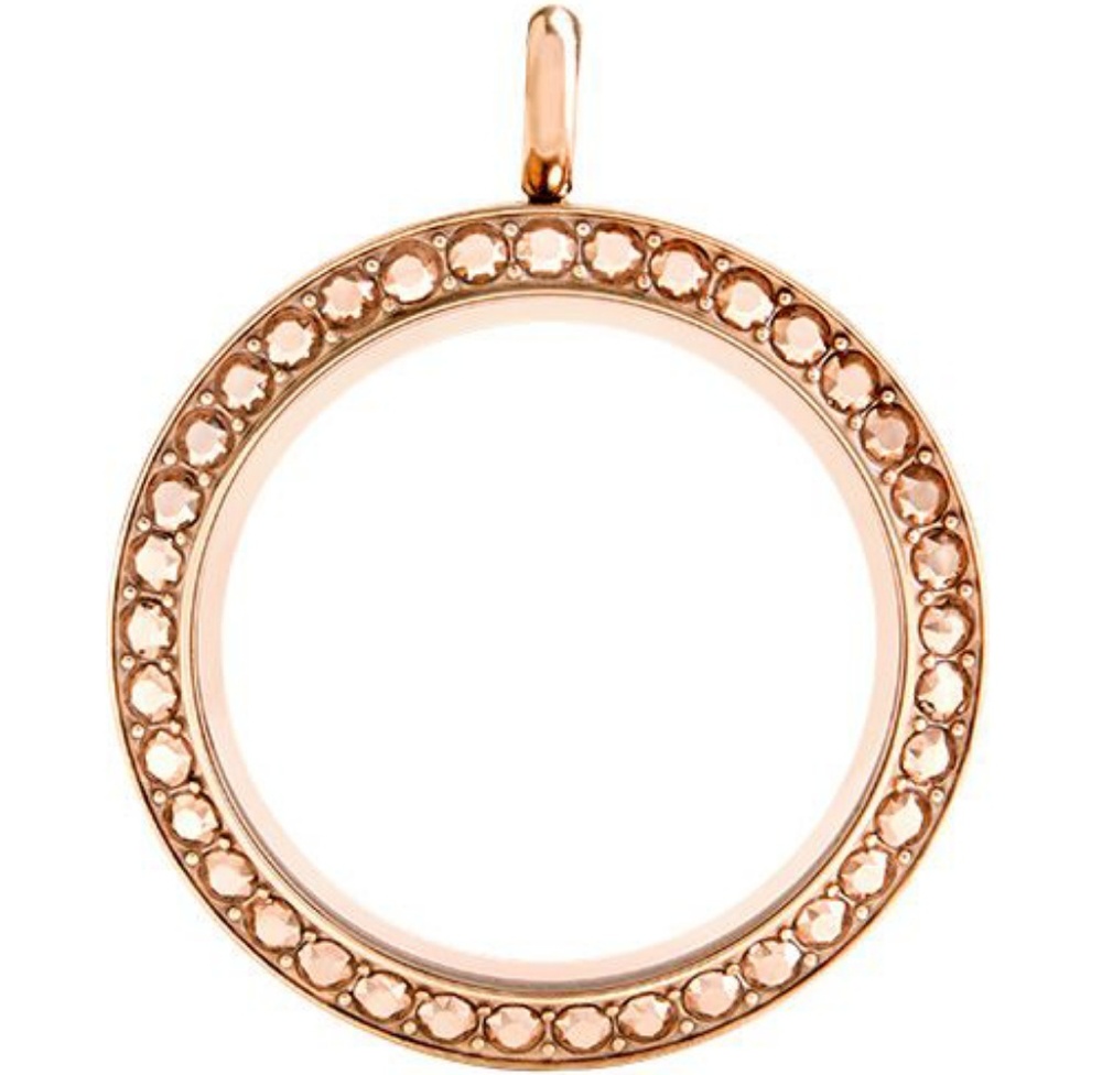I S O Large Rose Gold Metallic Twist Face